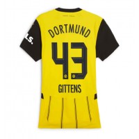 Borussia Dortmund Jamie Bynoe-Gittens #43 Hjemmebanetrøje Dame 2024-25 Kortærmet